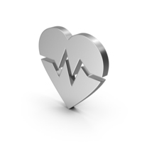 Symbol Heart Medicine Silver PNG & PSD Images