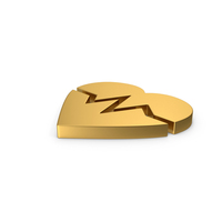 Gold Symbol Heart Medicine PNG & PSD Images