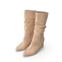 Women's High Heel Shoes Beige PNG & PSD Images