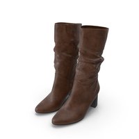 Womens High Heel Shoes Brown PNG & PSD Images