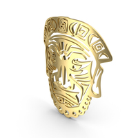 Ancient Tribal Religious Face Mask PNG & PSD Images
