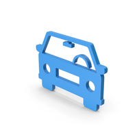 Symbol Car Blue PNG & PSD Images