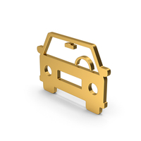 Symbol Car Gold PNG & PSD Images