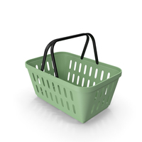 Plastic Shopping Basket PNG & PSD Images