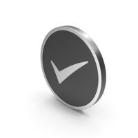 Silver Icon Checkmark PNG & PSD Images