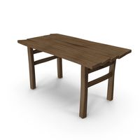 Rustic Table PNG & PSD Images