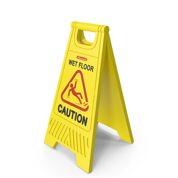 Wet Floor Sign PNG & PSD Images