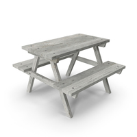 Wood Picnic Bench and Table PNG & PSD Images