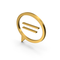 Symbol Mind Gold PNG & PSD Images
