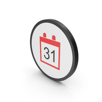 Icon Calendar Red PNG & PSD Images