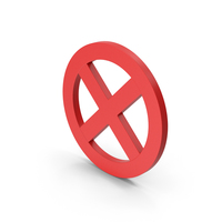 Symbol X Mark Red PNG & PSD Images