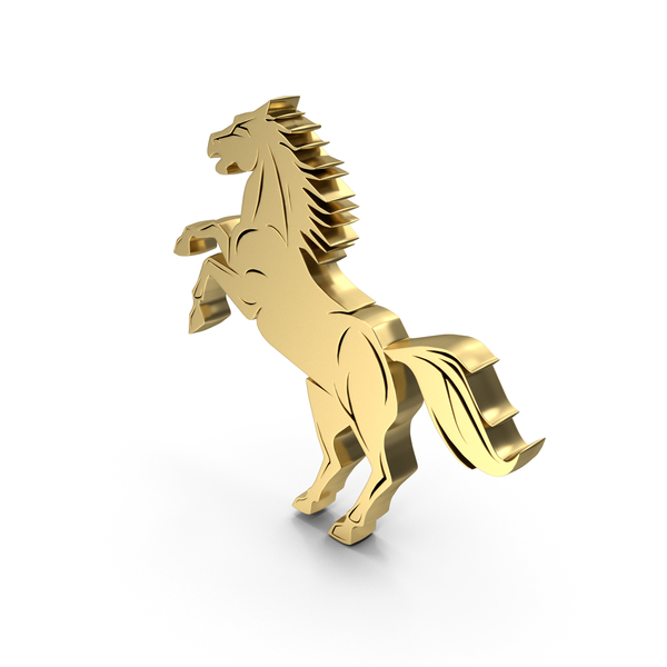 Golden Horse Stand PNG & PSD Images