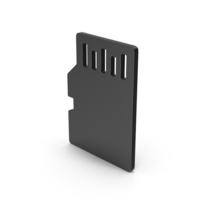 Symbol SD Card Black PNG & PSD Images