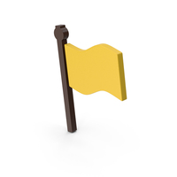 Symbol Flag Yellow PNG & PSD Images