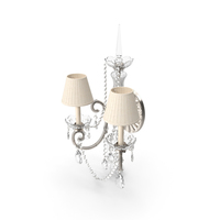 Adrianna Double Sconce In Antique Silverleaf PNG & PSD Images