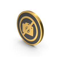 Gold Icon No Photography PNG & PSD Images