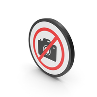 Icon No Photography Red PNG & PSD Images