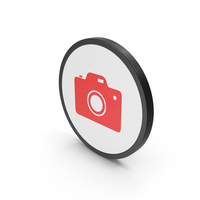 Icon Photo Camera Red PNG & PSD Images