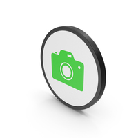 Icon Photo Camera Green PNG & PSD Images