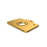 Gold Symbol Photo Camera PNG & PSD Images