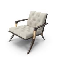 Athens Lounge Chair - Tufted PNG & PSD Images