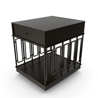 Box It Up Side Table PNG & PSD Images