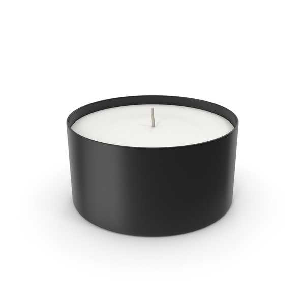 Candle With Cup Black PNG & PSD Images