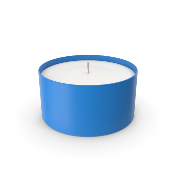 Candle With Cup Blue PNG & PSD Images