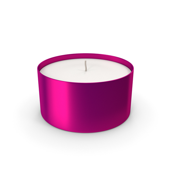 带有杯紫色PNG和PSD图像的蜡烛图像