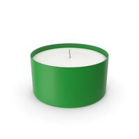 Candle With Cup Green PNG & PSD Images