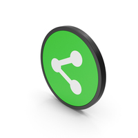 Icon Share Button Green PNG & PSD Images