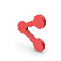 Symbol Share Button Red PNG & PSD Images