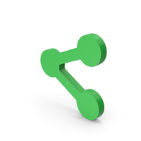 Symbol Share Button Green PNG & PSD Images