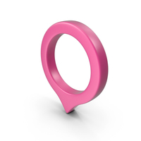 Location Sign Pink PNG & PSD Images