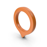 Location Sign Orange PNG & PSD Images