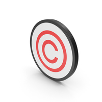 Icon Copyright Red PNG & PSD Images