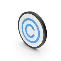 Icon Copyright Blue PNG & PSD Images
