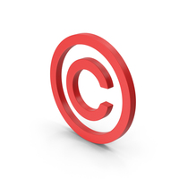 Symbol Copyright Red PNG & PSD Images