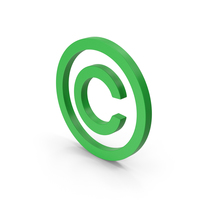Symbol Copyright Green PNG & PSD Images