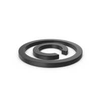 Black Copyright Symbol PNG & PSD Images