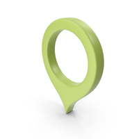 Location Sign Light Green PNG & PSD Images