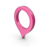 Location Sign Pink PNG & PSD Images