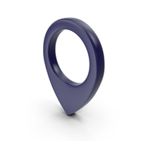Location Sign Dark Blue PNG & PSD Images