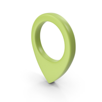 Location Sign Light Green PNG & PSD Images