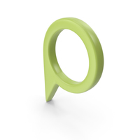 Location Sign Light Green PNG & PSD Images