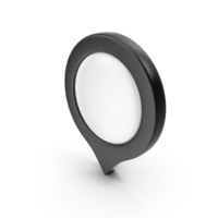 Location Sign Black PNG & PSD Images