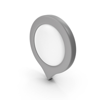 Location Sign Grey PNG & PSD Images