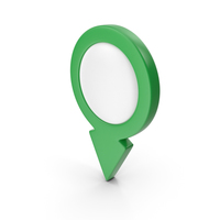 Location Sign Green PNG & PSD Images