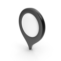 Location Sign Black PNG & PSD Images
