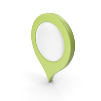Location Sign Light Green PNG & PSD Images